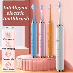 Bathroom Sonic Electric Toothbrush Rechargeable Waterproof USB Charger